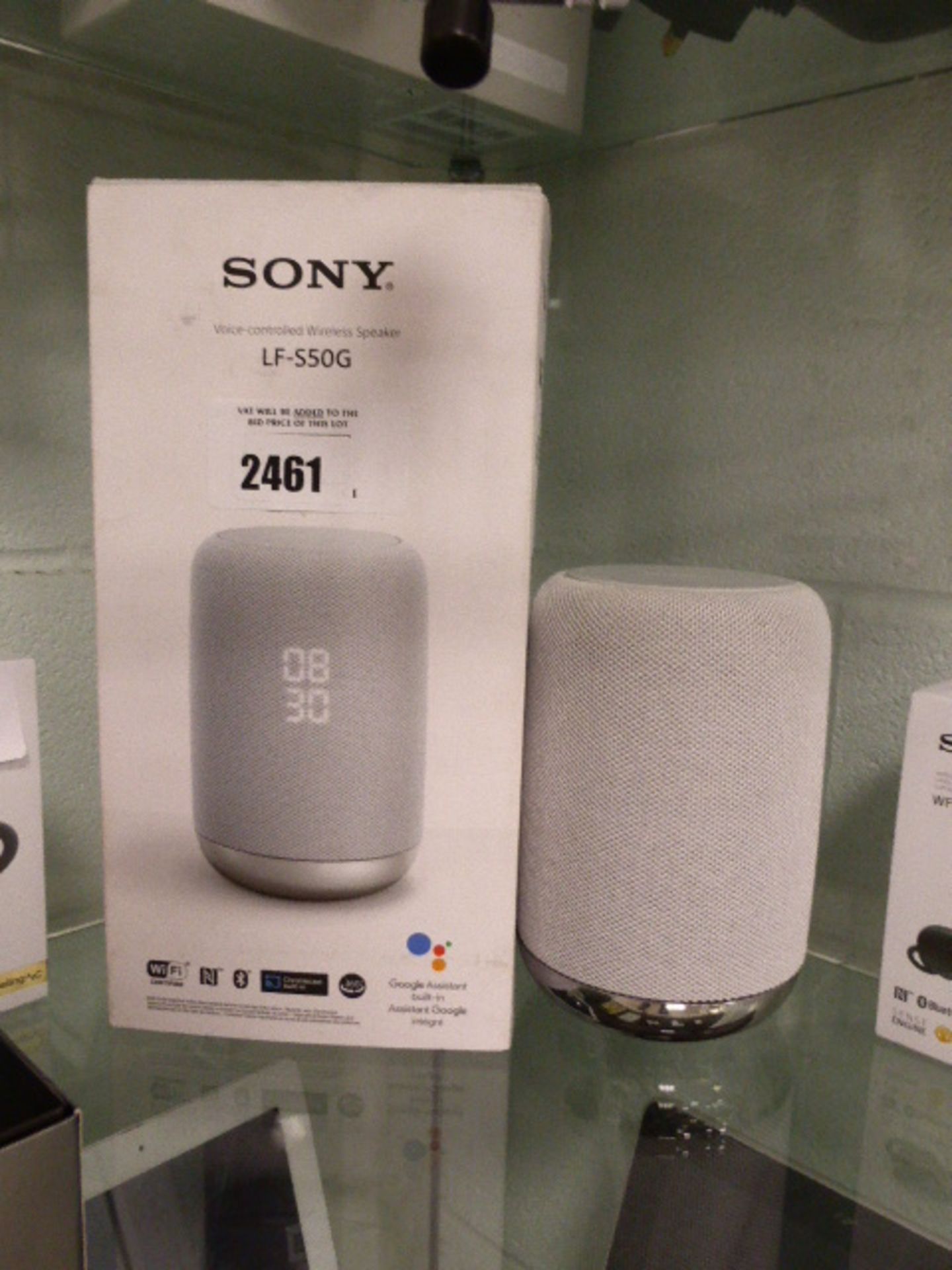 Sony LF-S50G voice-controlled wireless speaker with box
