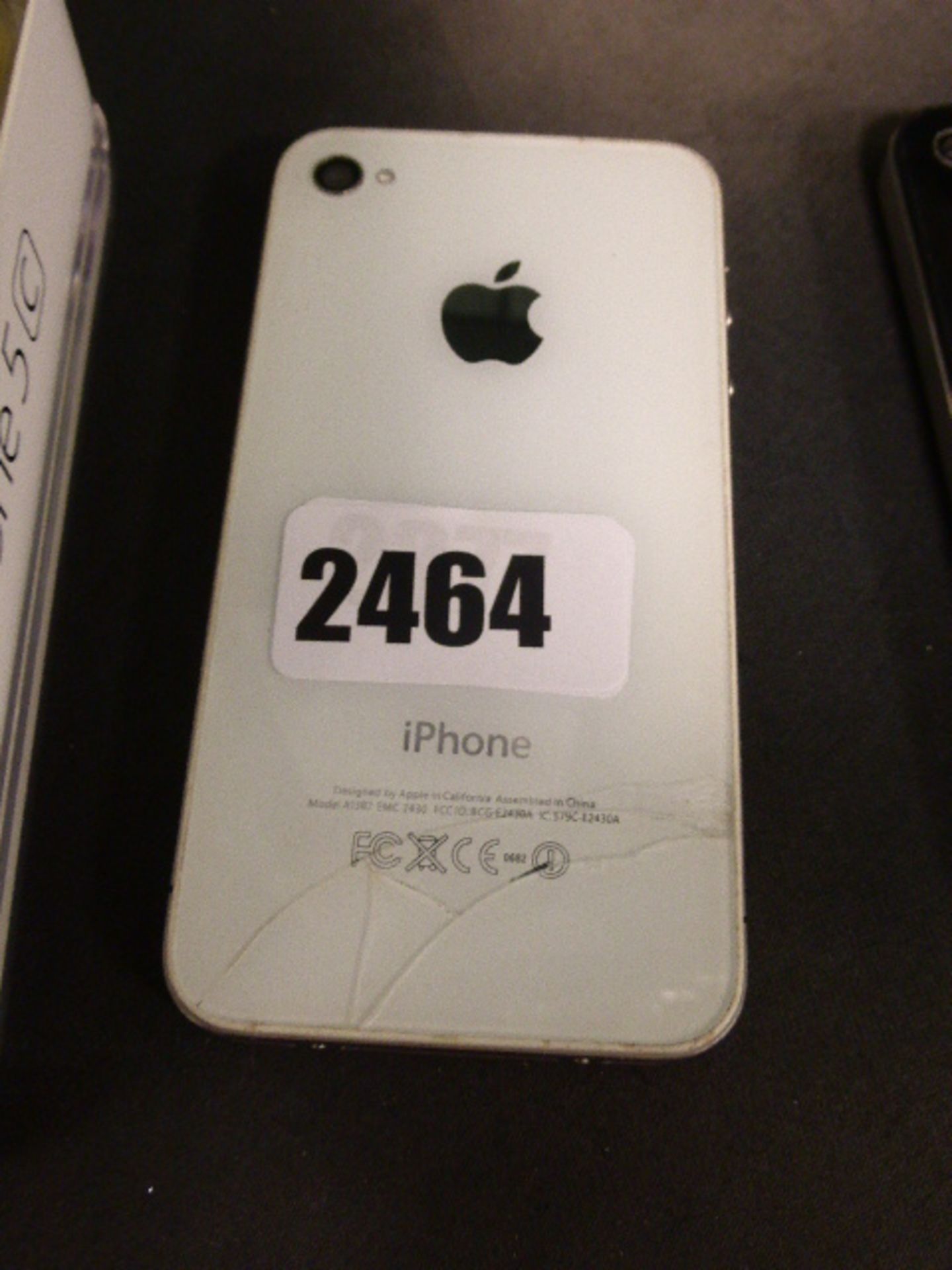 2377 Apple iPhone 4, sold for spares/repairs as may be iCloud locked