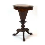 A Victorian walnut,