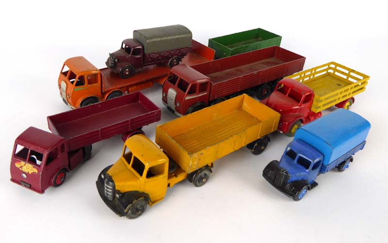 A mixed group of pre-war and later diecast commercial models, mostly Dinky including Foden flatbed, - Image 2 of 4