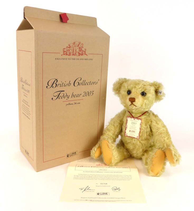 A limited edition fully jointed Steiff 'British Collector's 2003' bear, No. - Image 2 of 2