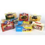 A mixed group of diecast models including a Corgi 'Cafe Connection' CC11501 set,