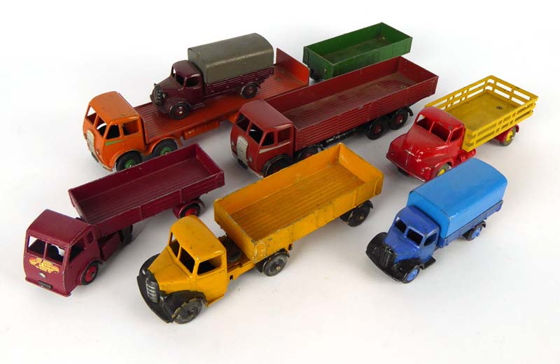 A mixed group of pre-war and later diecast commercial models, mostly Dinky including Foden flatbed, - Image 3 of 4