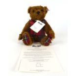 A limited edition fully jointed Steiff 'Angus The Scottish' bear, No.