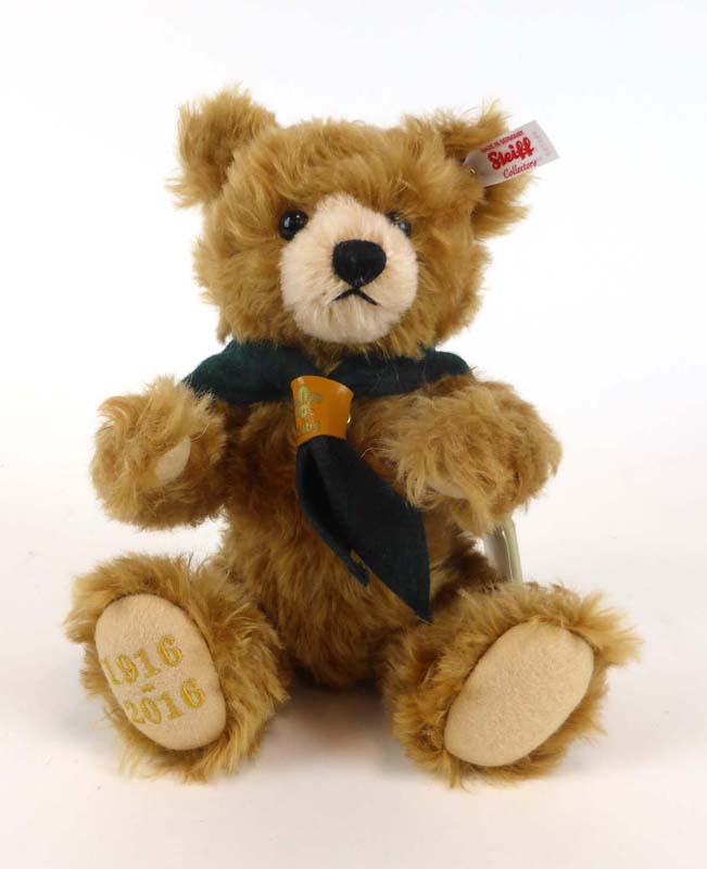 A limited edition fully jointed Steiff 'The Cub Scout Centenary' bear, No. - Image 2 of 2