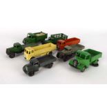 A mixed group of pre-war and later diecast commercial models,