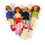 A mixed group of dolls including Sindy, Patch, Dawn and Tressy,