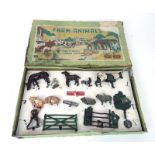 A Crescent Toys farm animals set,