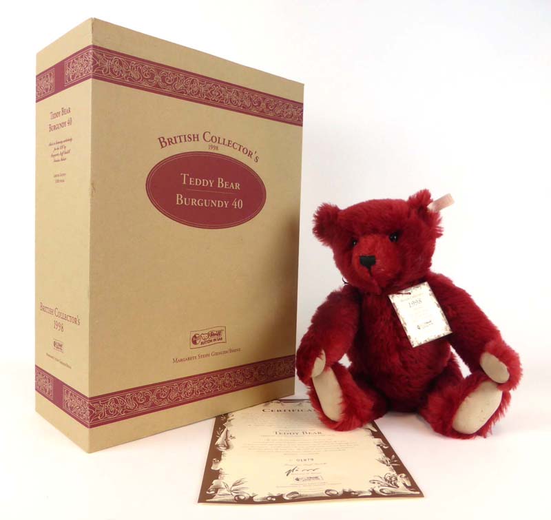 A limited edition fully jointed Steiff 'British Collector's 1998' bear, No.