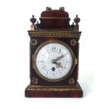 A 19th century mantle timepiece, the French movement stamped A&N 56980,