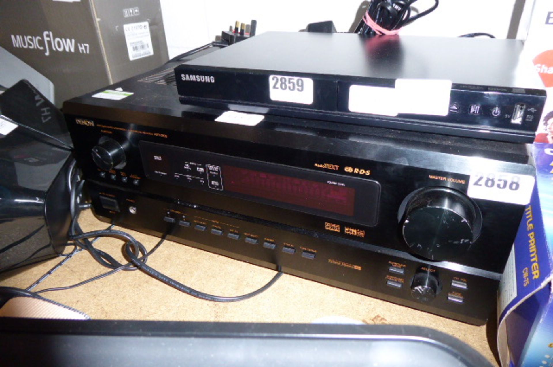 116 Denon audio visual receiver model AVR-2802
