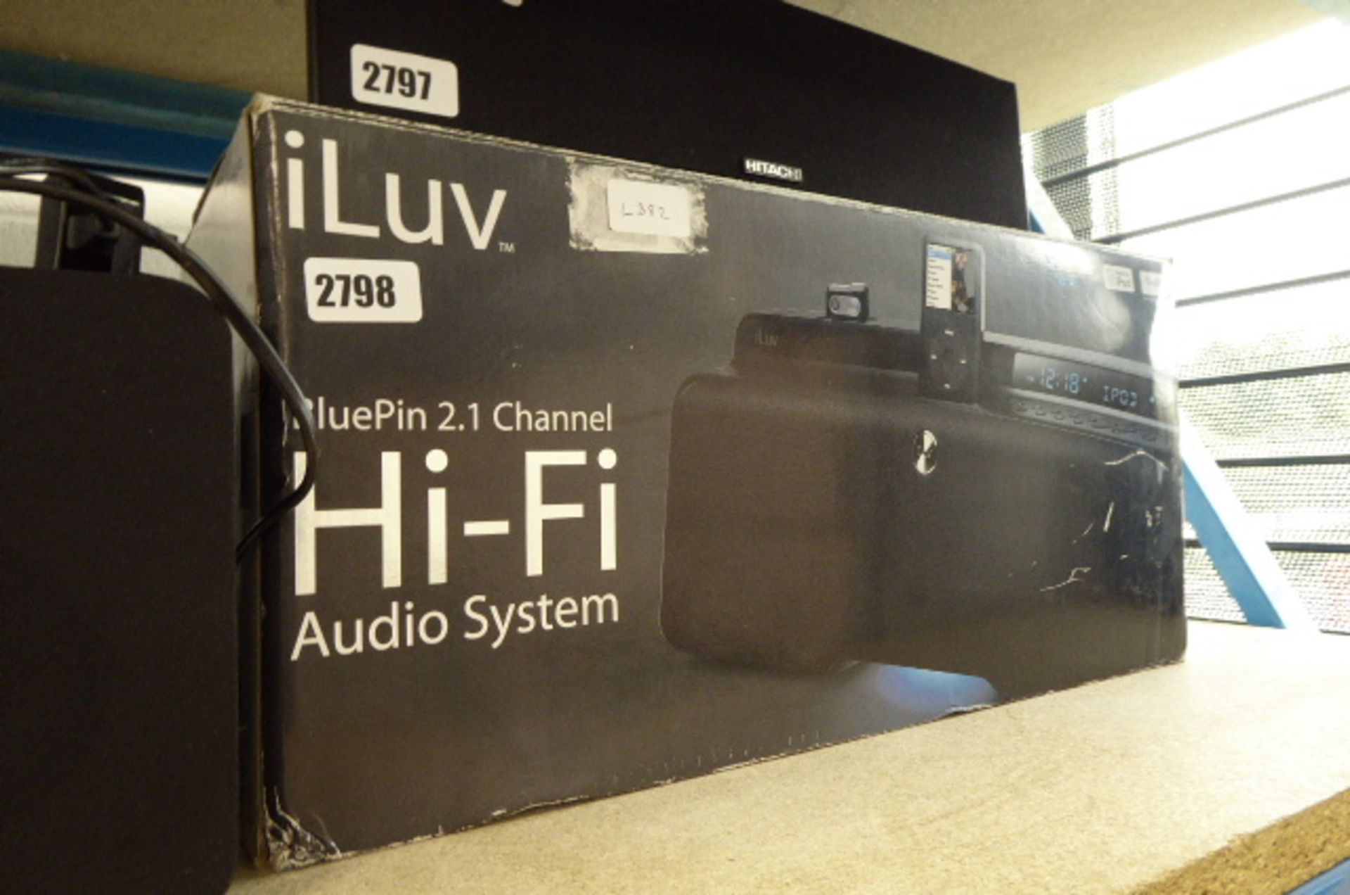 iLuv blue pin 2.1 channel hifi audio system