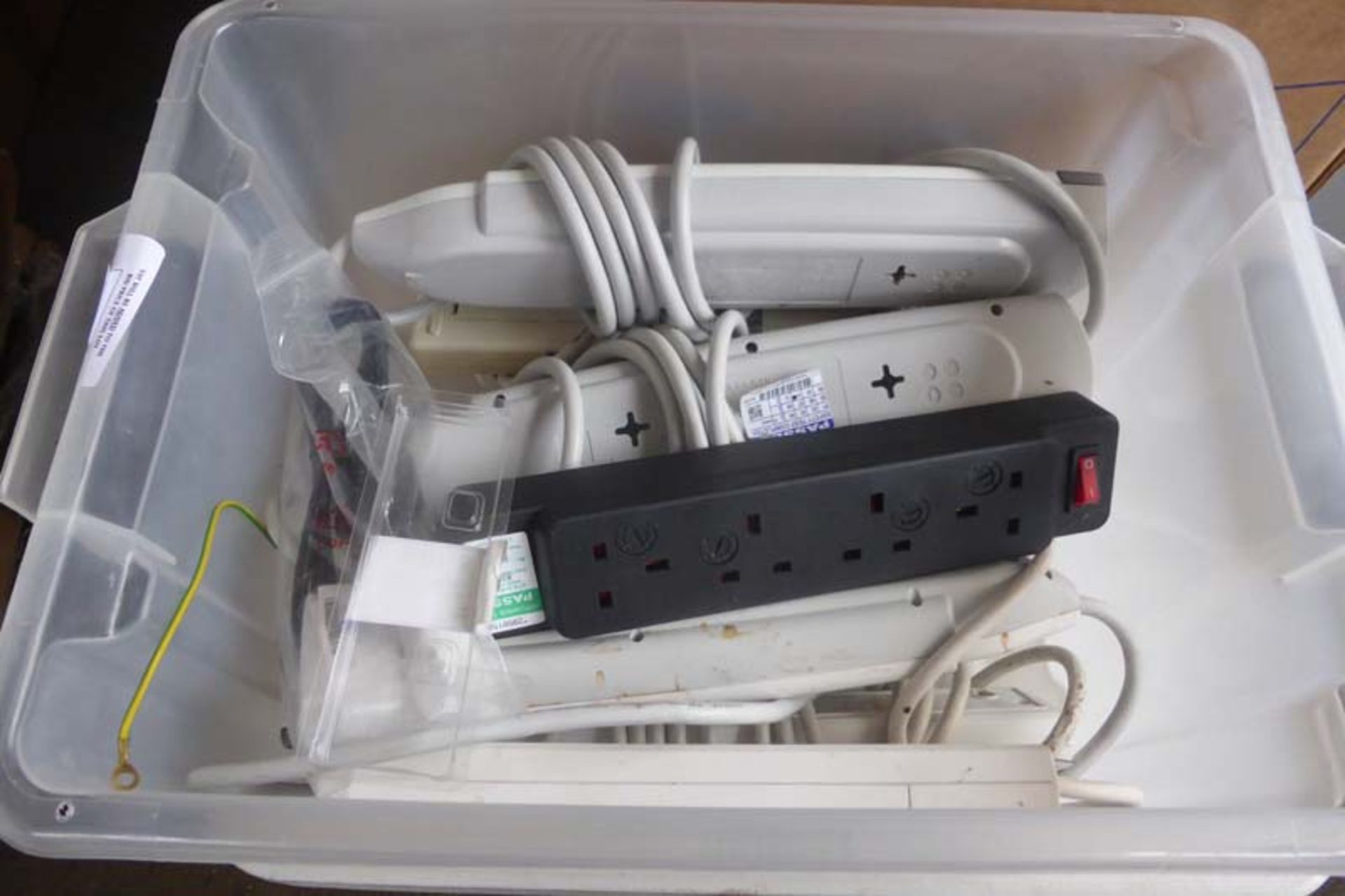 Box of extension leads