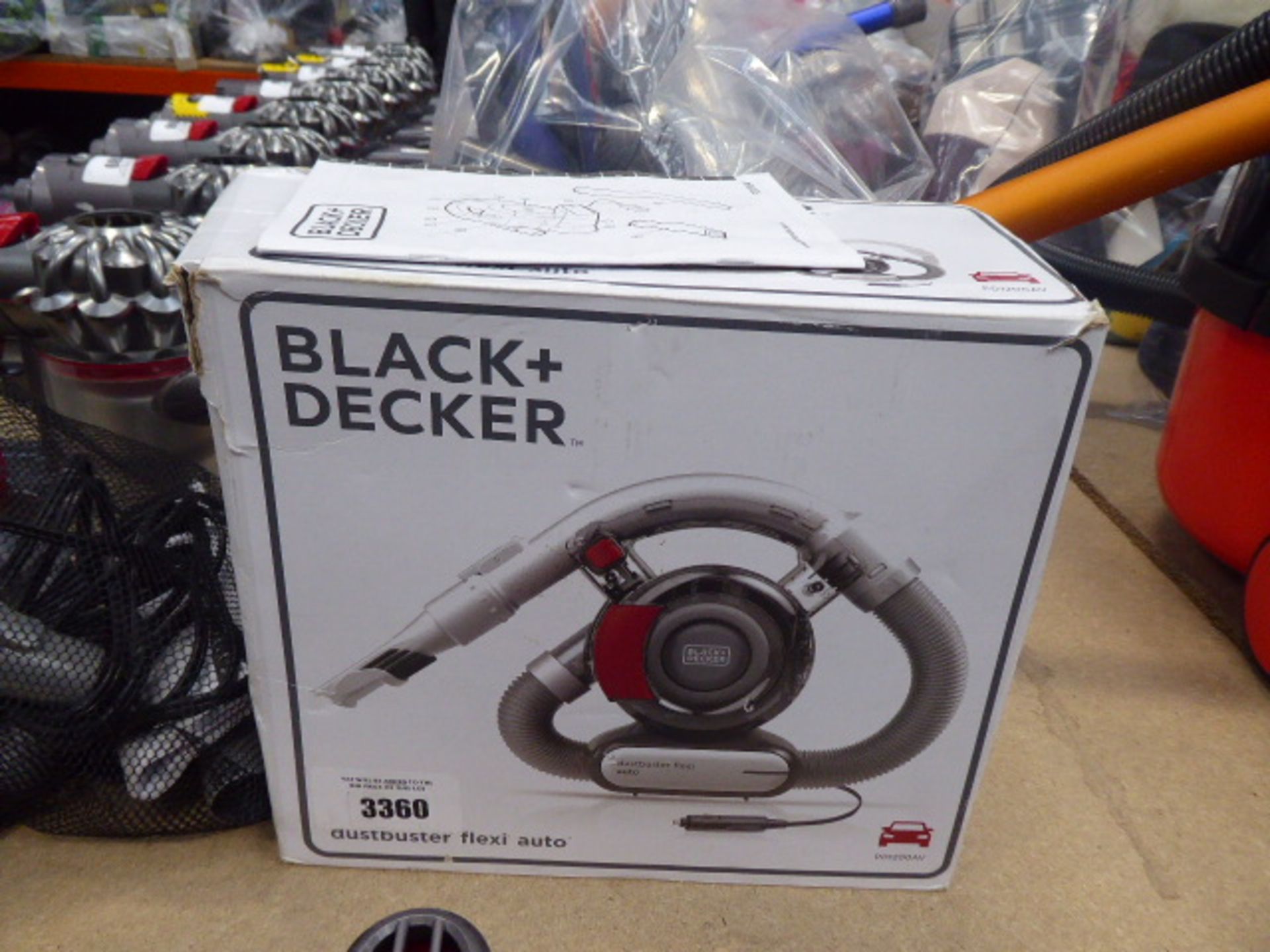 Boxed Black and Decker dustbuster