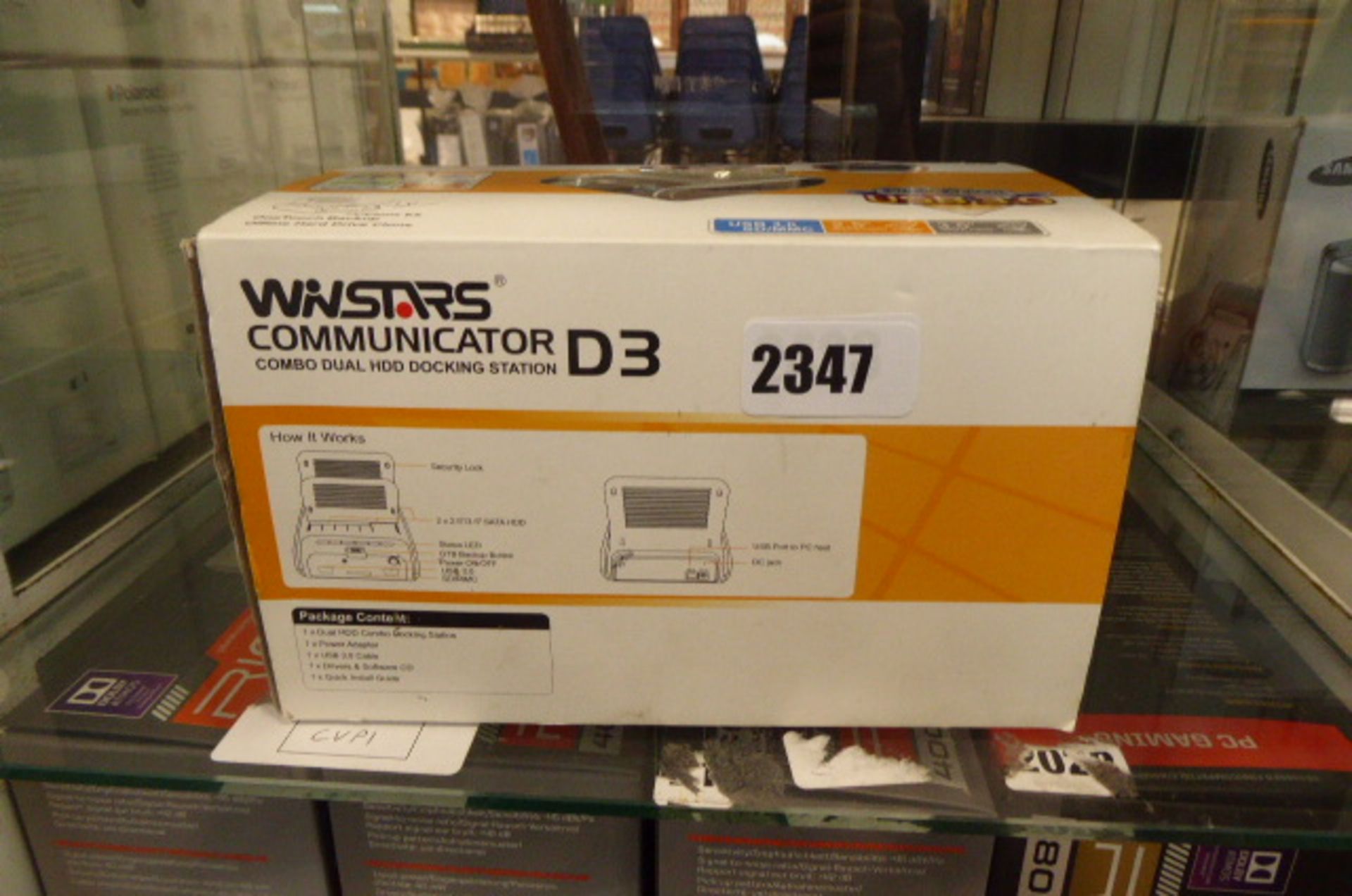 2423 Windstar communicator D3 dual hard drive docking station