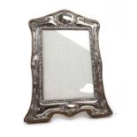 A silver mounted easel back photograph frame of Neo-Classical design, B&Co. Birmingham 1979, h.