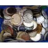 A mixed group of loose wristwatch dials (qty) CONDITION REPORT: Spare parts