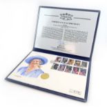 The Westminster Collection Royal Family Set: The Queen Mother Guernsey gold coin cover comprising