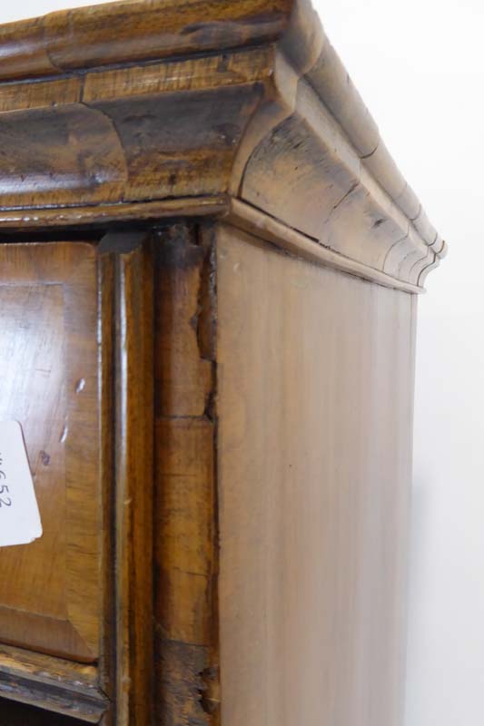 A 17th century and later walnut chest-on-stand, - Image 4 of 4