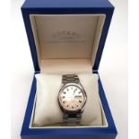 A gentleman's stainless steel automatic wristwatch by Rotary,