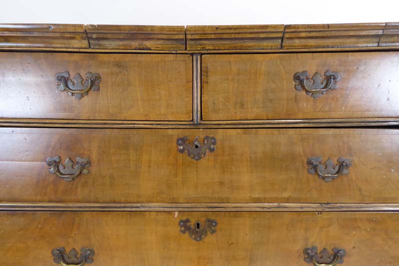 A 17th century and later walnut chest-on-stand, - Image 3 of 4