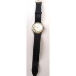 A gentleman's stainless steel cased automatic wristwatch by Longines,