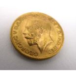 A sovereign dated 1912