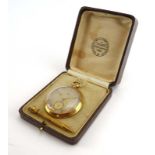 An early 20th century gentleman's 18ct yellow gold cased dress pocket watch by Lip,