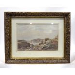 Abraham Hulk Junior (1851-1922), A coastal landscape, signed, watercolour, 20 x 29.