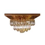 An Italian plaffonier/chandelier by Veneziana,