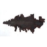 A crocodile skin, l.