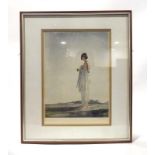 After Sir William Russell Flint (1880-1969), 'Eve, the girl with bobbed hair', signed in pencil,