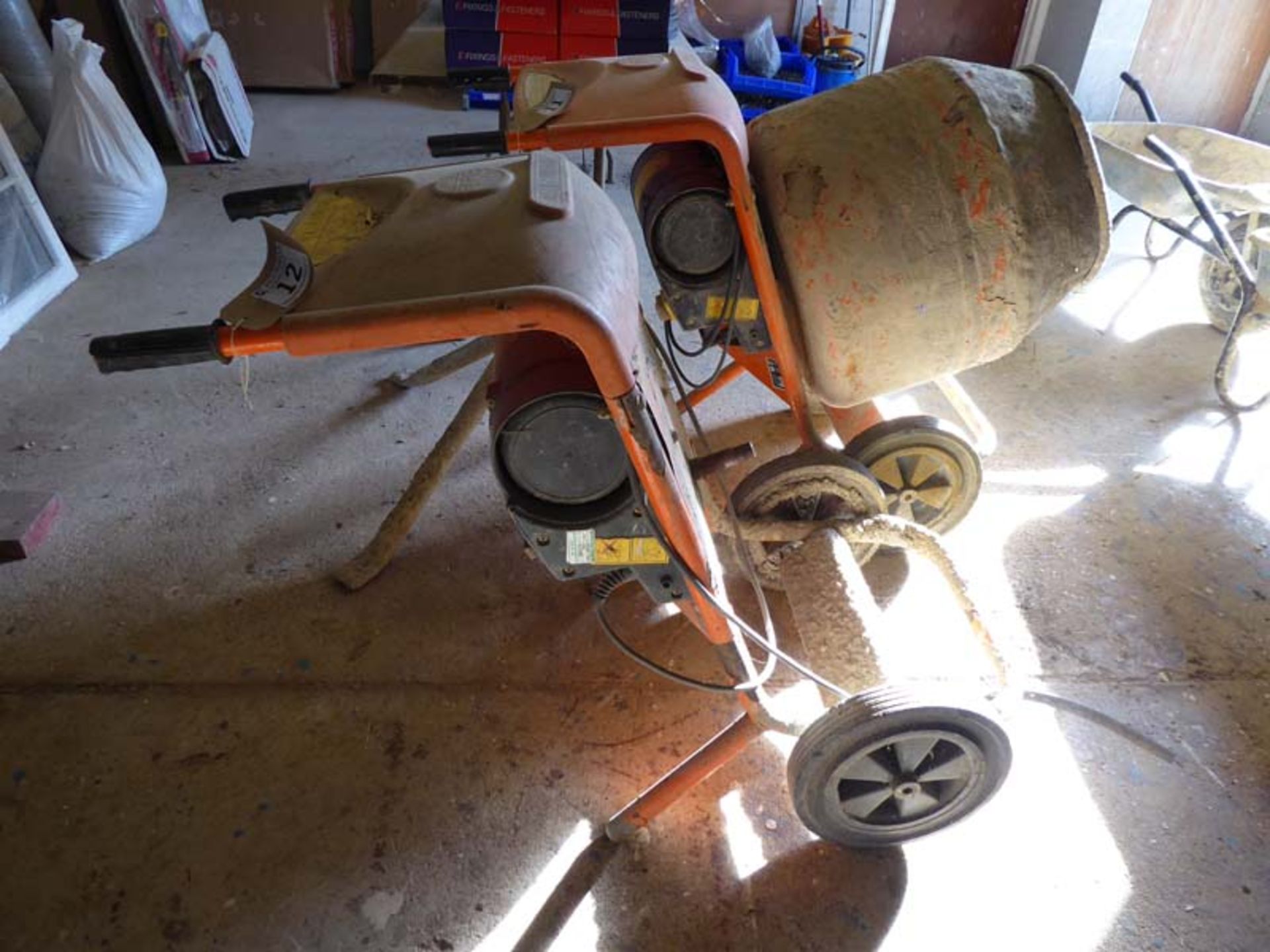 Belle Mini Mix 150 electric cement mixer stand only (no drum)