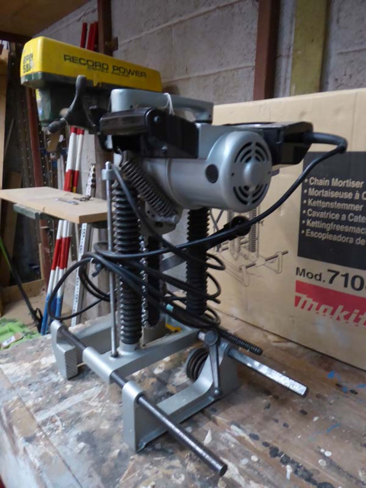 Makita model 7104L single phase electric chain morticer with original box, serial No: 12215, year - Image 2 of 3