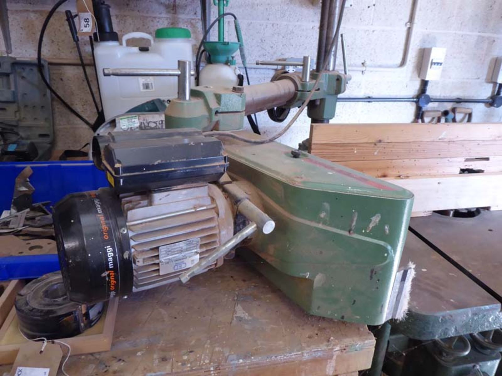 Sagar & Co. spindle moulder with Steff model 2034 power feed - Image 2 of 2