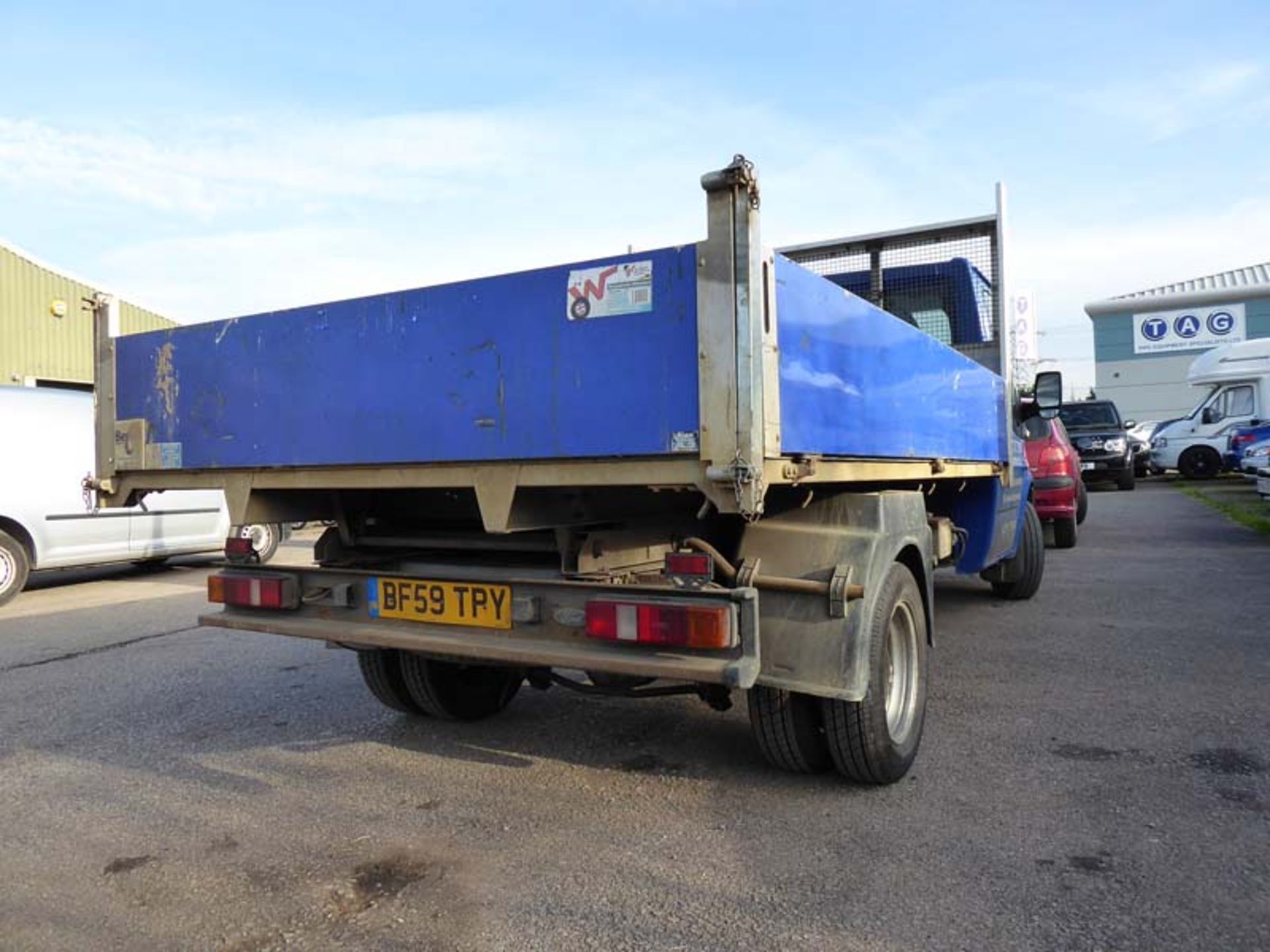 Ford Transit 100 T350M RWD Diesel Tipper Registration Number: BF59 TPY First Registered: 23/11/09 - Image 10 of 12