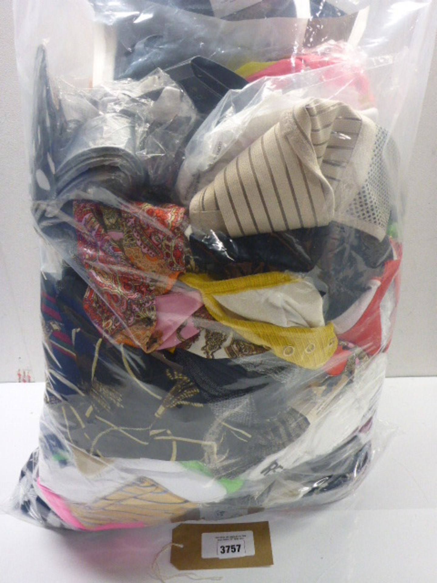 Large bag of accessories including underwear, hats, scarves, socks etc
