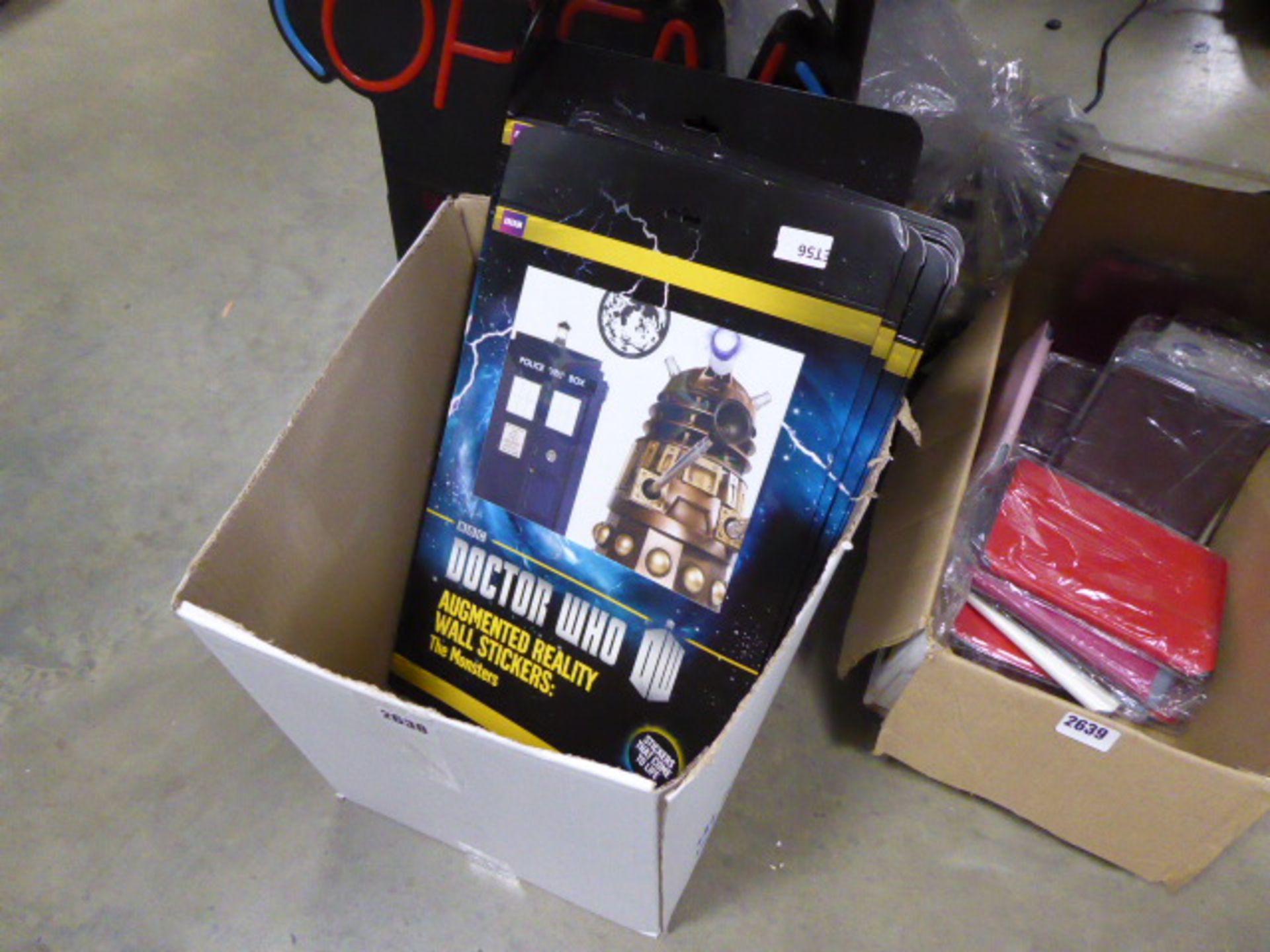 Dr Who augmented reality wall stickers in box