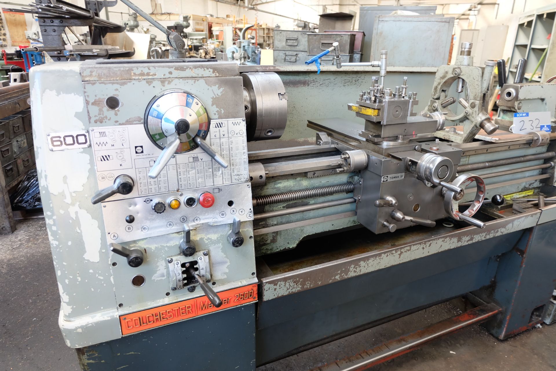 A Colchester Master 2500 SS and SC Lathe No.5/0003/03297: 13in swing x 40in centres, 3 jaw chuck, - Image 2 of 4