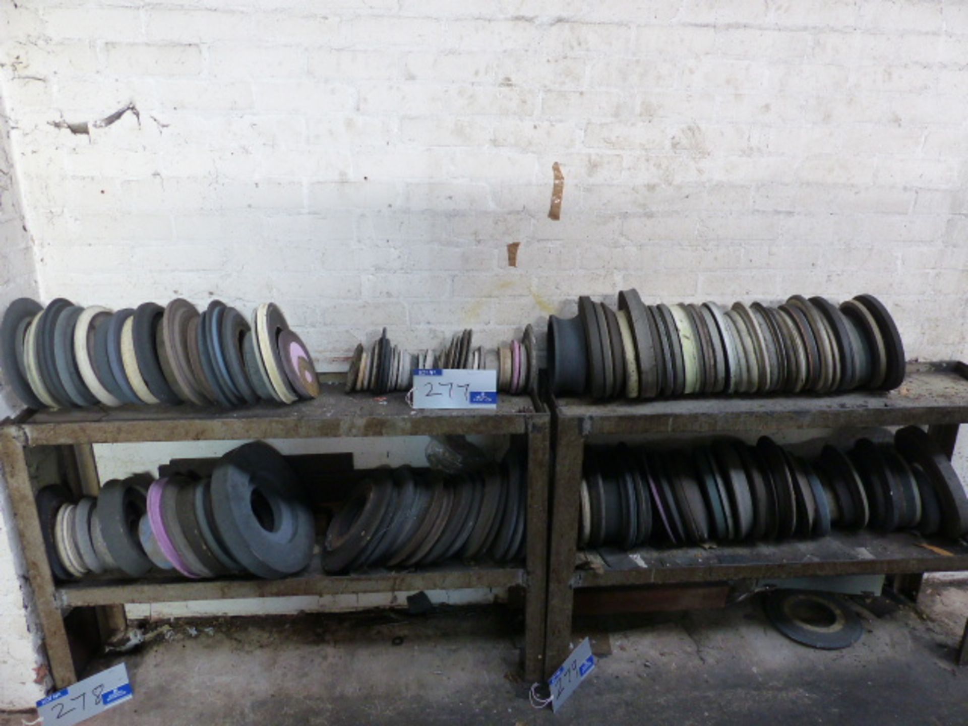 A Large Quantity of Used Grinding Wheels.