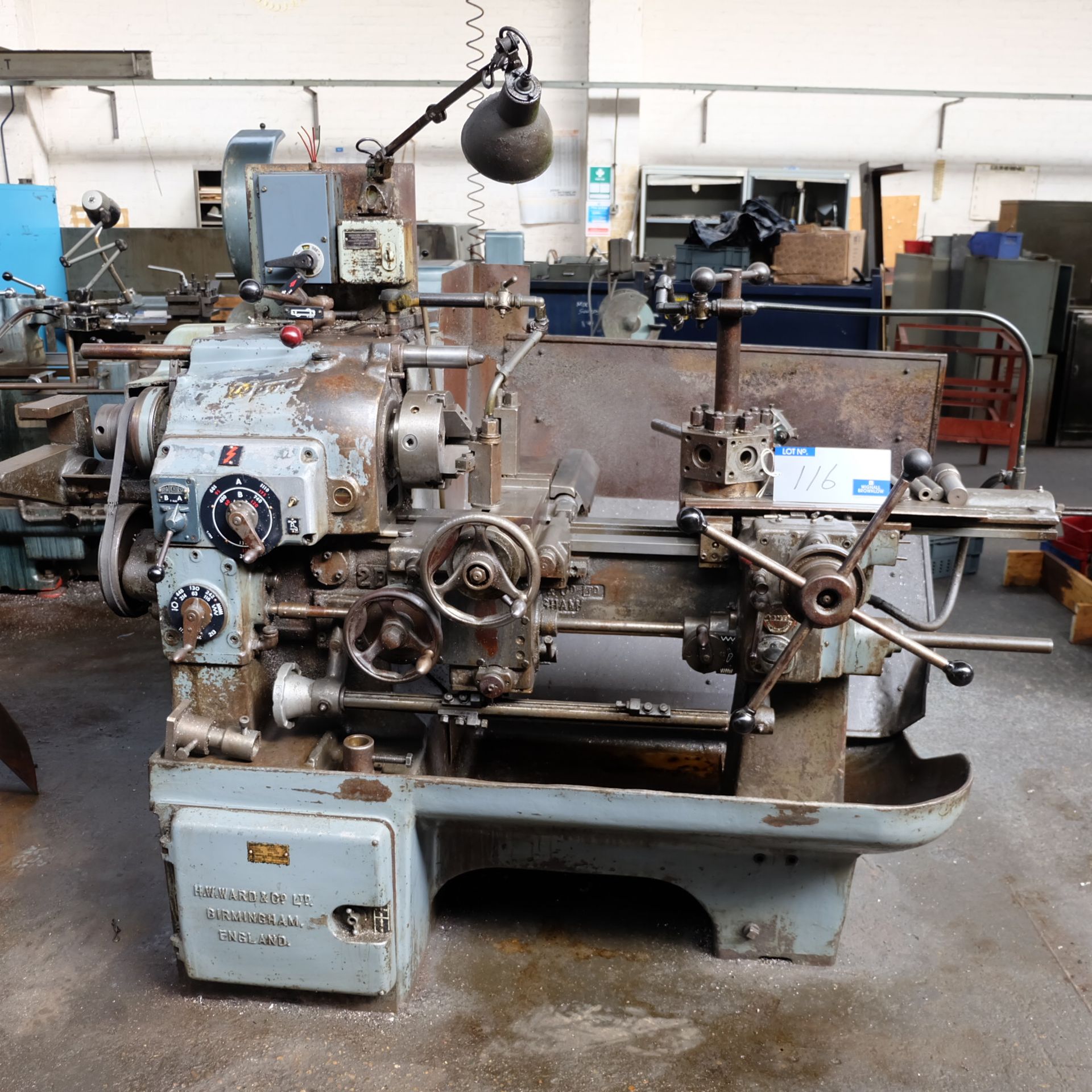 A Ward No.2DS Capstan Lathe.