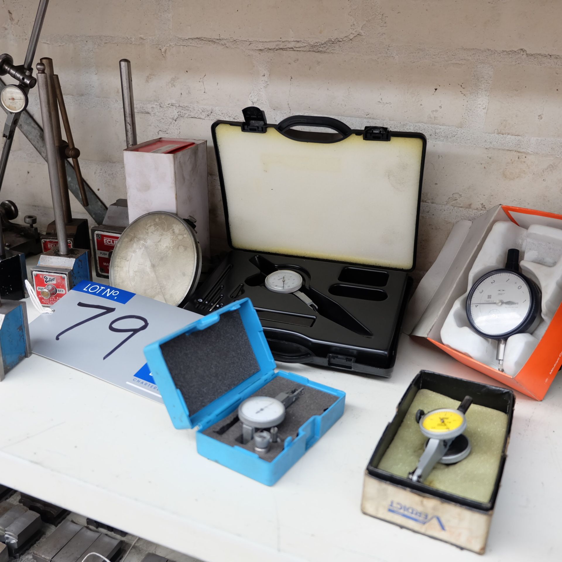 8 Magnetic Bases with Dial Gauges and Sundry Equipment. - Image 3 of 3