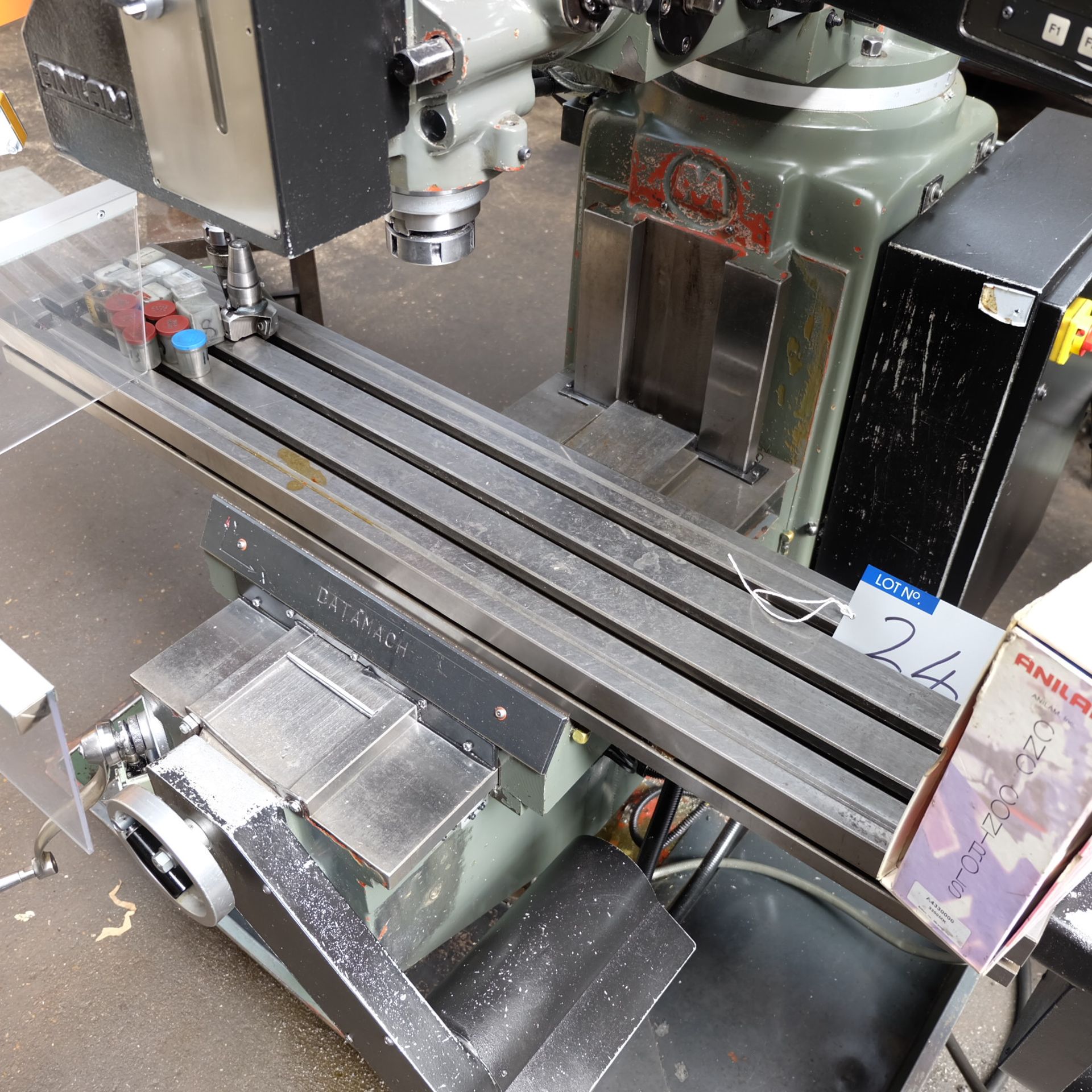 A LILIAN Model 5VH CNC Vertical Turret Head Milling Machine No.9865 (2000), 54in x 10in table - Image 6 of 8