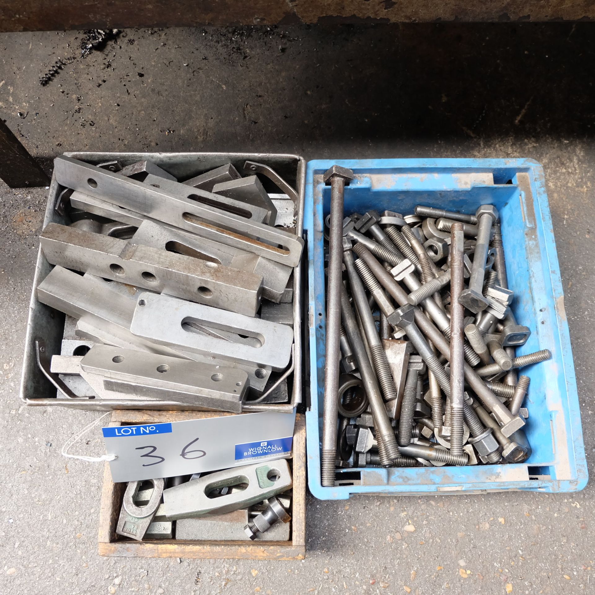 3 Boxes of Clamping Plates and Bolts.