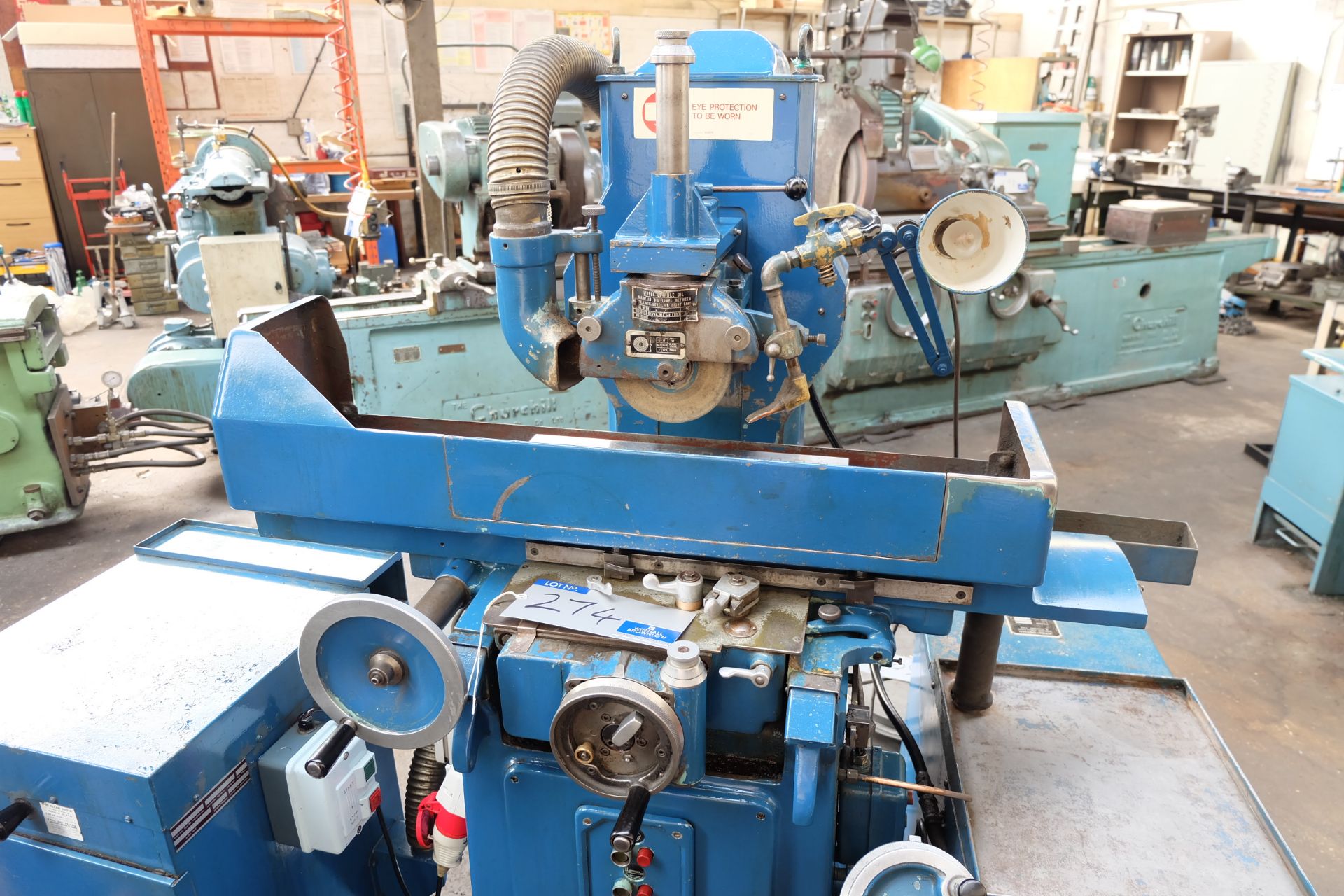 A Jones and Shipman 540 Surface Grinding Machine: 6in x 18in with coolant and extraction. - Image 2 of 3