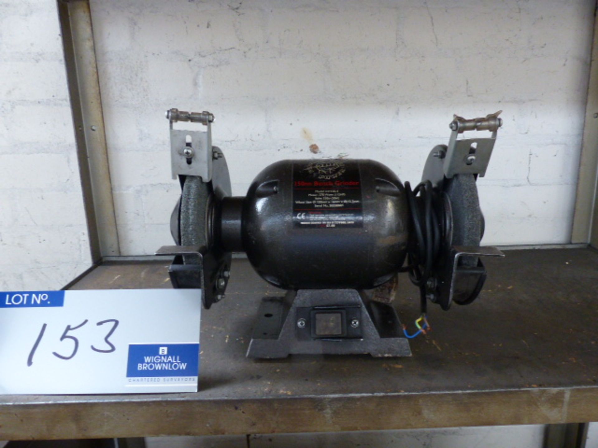 A Performance Power 150mm Double Ended Bench Grinder (240v).