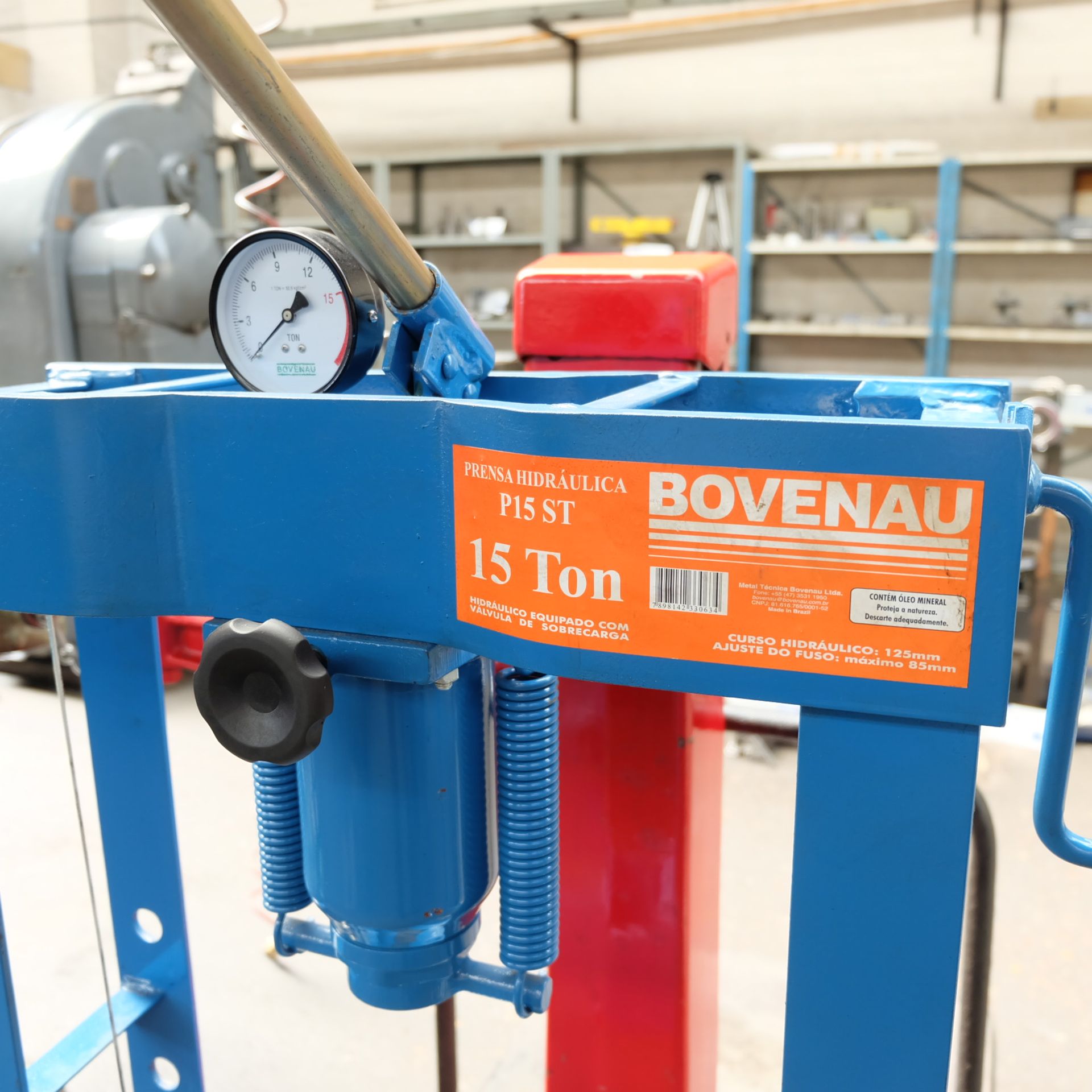 A Bovenau PST15ST 15 ton Hydraulic Workshop Press. - Image 3 of 4