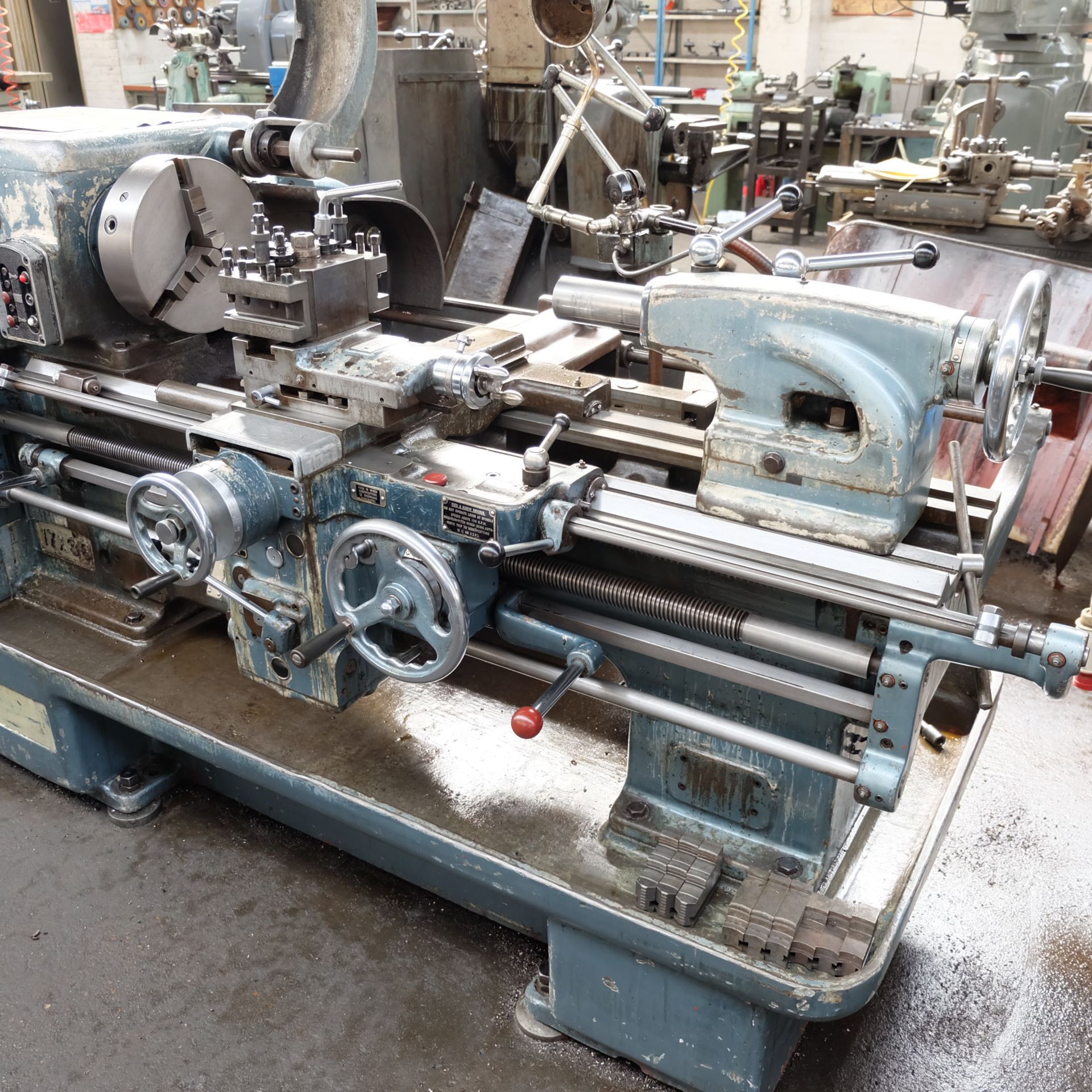 A Dean Smith and Grace Type 17T Toolroom Centre Lathe, 17in swing, 36in centres. - Image 5 of 5