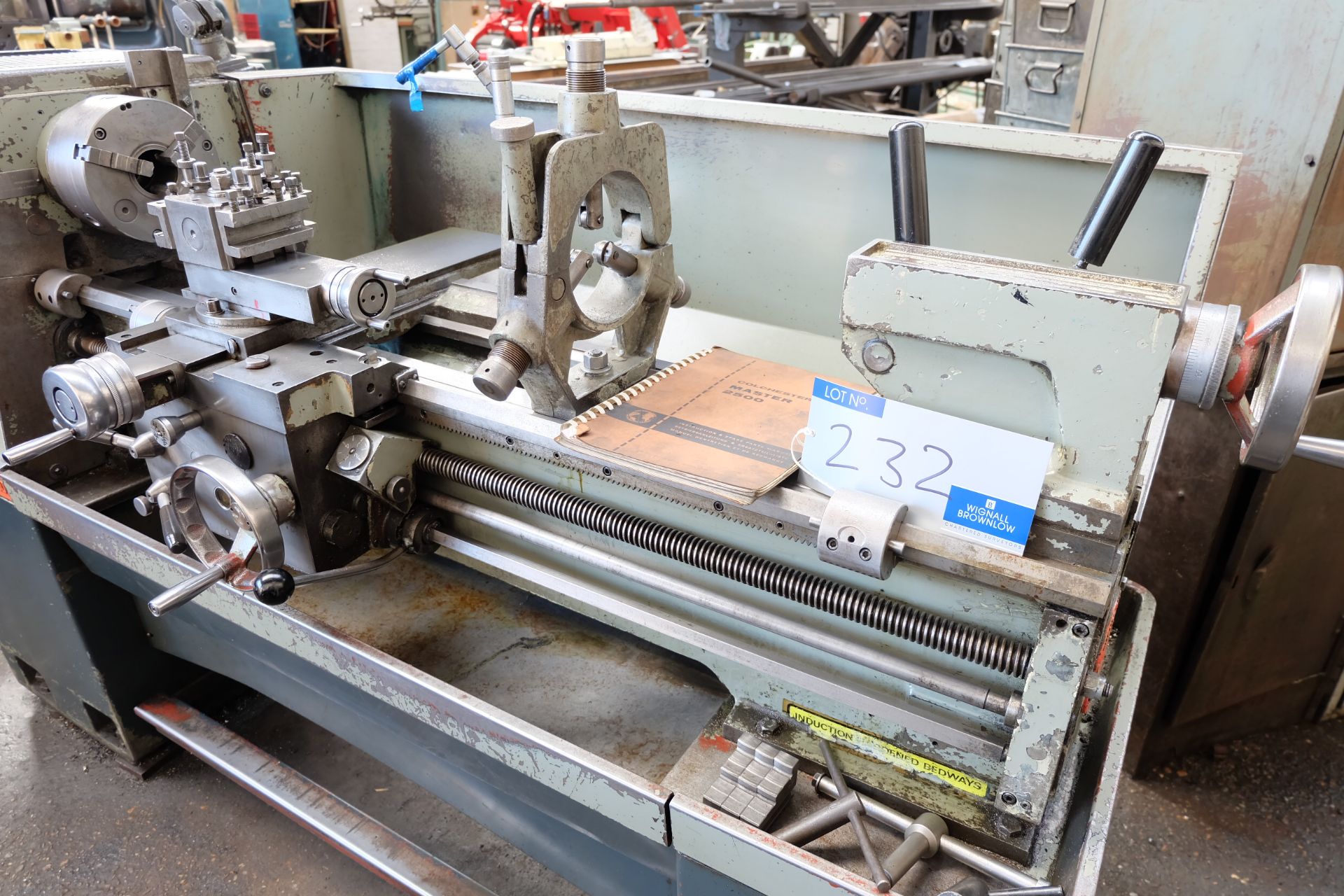 A Colchester Master 2500 SS and SC Lathe No.5/0003/03297: 13in swing x 40in centres, 3 jaw chuck, - Image 4 of 4