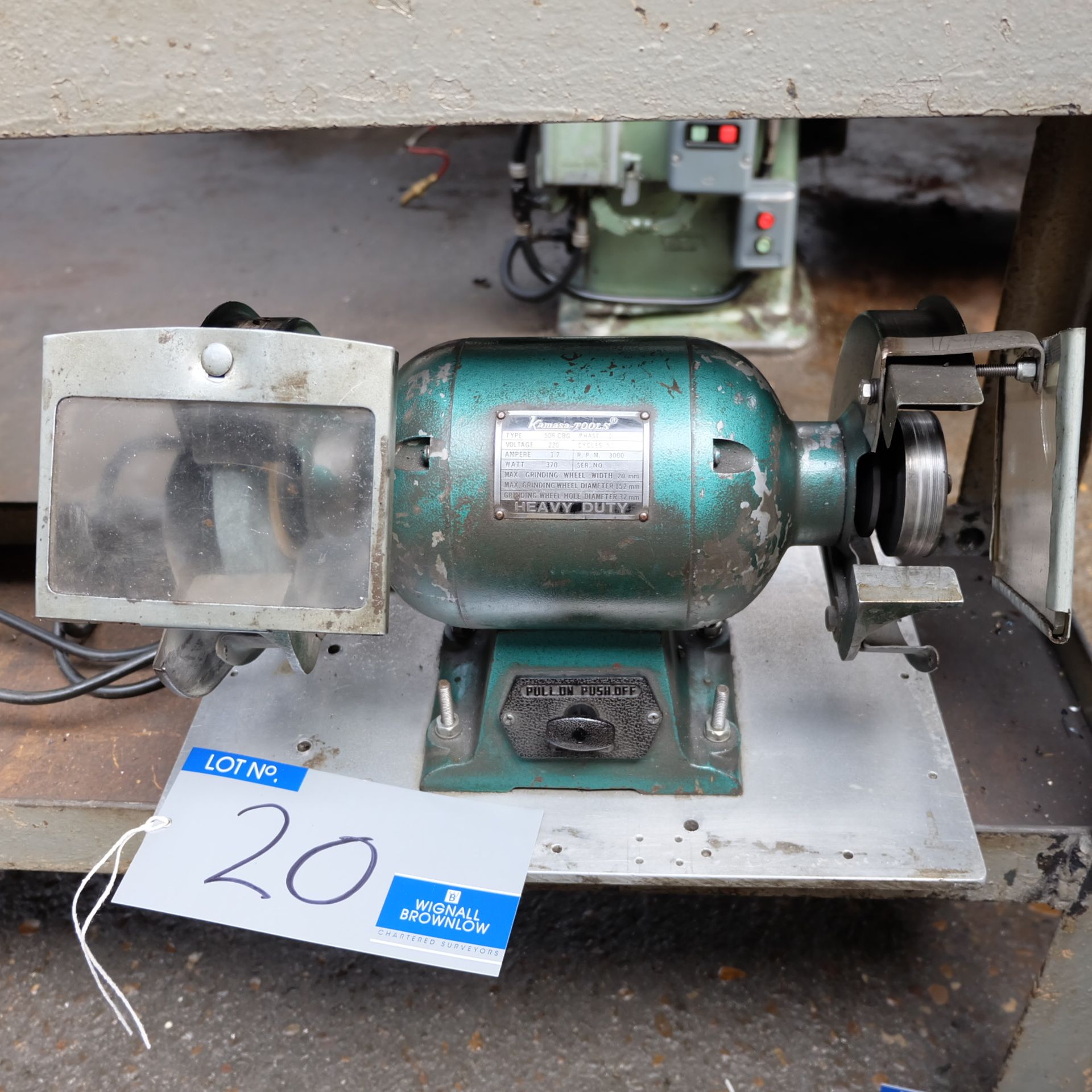 A Kamasa Type 506CBB 6in Double Ended Bench Grinder (1ph).